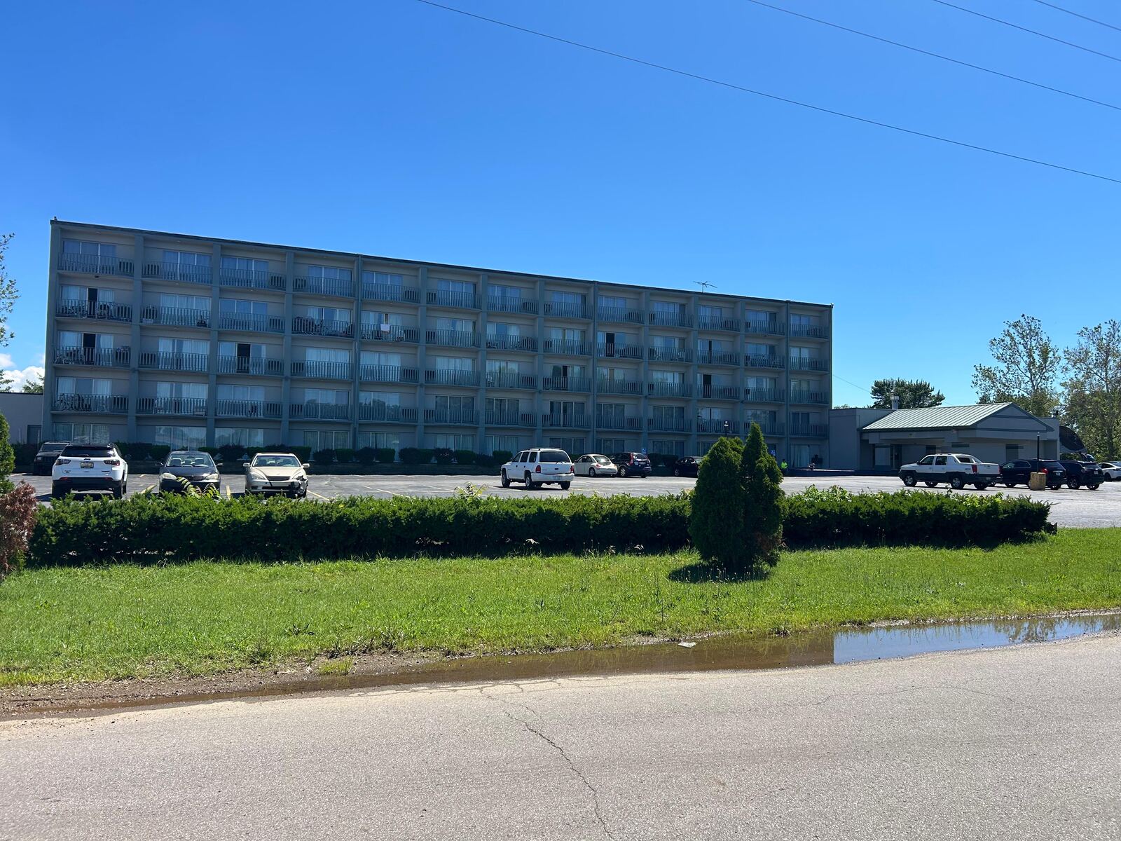 Fleet & Crew Lodging wing exterior at 798 Ferguson Drive, Benton Harbor, Michigan