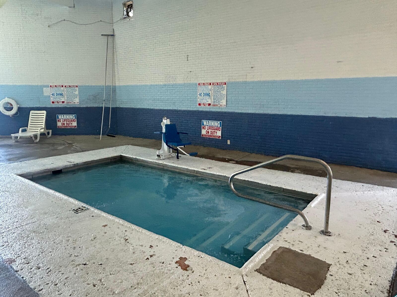 Indoor hot tub at SWMI Hotels