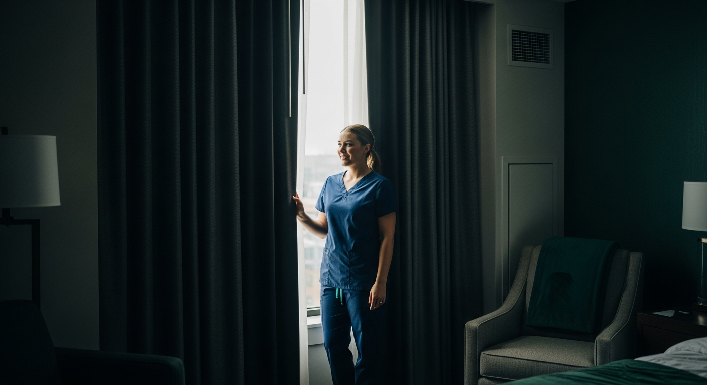 Travel nurse and healthcare worker housing at SWMI Hotels